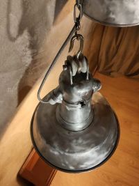Lampada a sospensione vintage originale da lampione, Padova anni '60 – miniatura 11