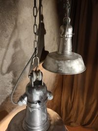 Lampada a sospensione vintage originale da lampione, Padova anni '60 – miniatura 10