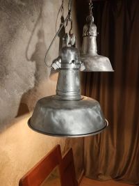 Lampada a sospensione vintage originale da lampione, Padova anni '60 – miniatura 9