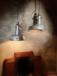 Lampada a sospensione vintage originale da lampione, Padova anni '60 – miniatura 7
