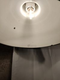 Lampada a sospensione vintage originale nera, Germania Est anni '70 – miniatura 17