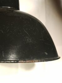 Lampada a sospensione vintage originale nera, Germania Est anni '70 – miniatura 15
