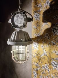 Lampada a sospensione vintage originale Polam Wilkasy, Polonia anni '80 – miniatura 1