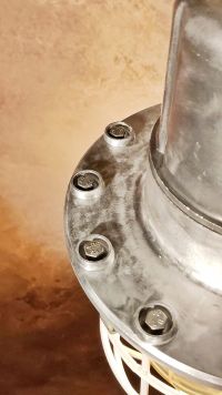 Lampada a sospensione vintage originale da bunker, URSS anni '80 – miniatura 20