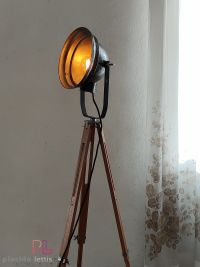 Faro industriale su treppiede, anni 60 – miniatura 16