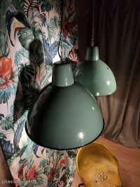 Splendide lampade, grande formato, bellissimo smalto originale – miniatura 2