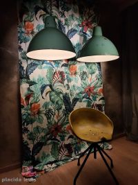 Splendide lampade, grande formato, bellissimo smalto originale – miniatura 15