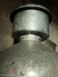 Lampada a sospensione vintage originale in metallo lucidato, Polonia – miniatura 12