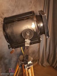 Spotlight da cinema vintage Cremer Paris con lente di Fresnel, anni '50 – miniatura 7