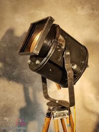 Spotlight da cinema vintage Cremer Paris con lente di Fresnel, anni '50 – miniatura 18