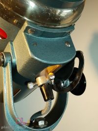Faro da teatro vintage originale IFF azzurro e rosso con treppiede, anni '60 – miniatura 23