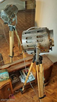 Spotlight da cinema vintage originale Ing. Marcucci Milano, anni '50 – miniatura 10