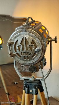 Spotlight da cinema vintage originale Ing. Marcucci Milano, anni '50 – miniatura 7