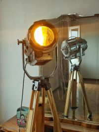 Spotlight da cinema vintage originale Ing. Marcucci Milano, anni '50 – miniatura 13