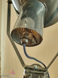 Lampada con treppiede vintage originale con specchio, Ungheria anni '50 – miniatura 18