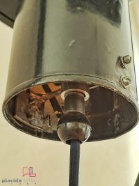 Lampada con treppiede vintage originale con specchio, Ungheria anni '50 – miniatura 17
