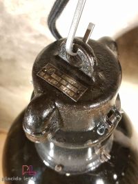 Lampada a sospensione vintage originale stile Bauhaus nera, 35 cm – miniatura 12