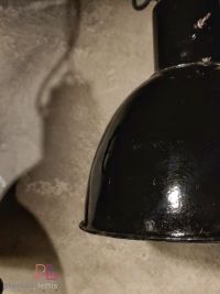 Lampada a sospensione vintage originale stile Bauhaus nera, 35 cm – miniatura 20