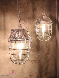 Original vintage explosion-proof pendant light by Polam, Poland 1970s – miniatura 4