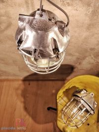 Original vintage explosion-proof pendant light by Polam, Poland 1970s – miniatura 2