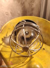 Original vintage explosion-proof pendant light by Polam, Poland 1970s – miniatura 15