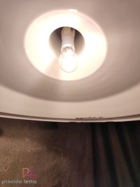 Lampada a sospensione vintage originale Benjamin RLM smaltata, anni '50 – miniatura 15
