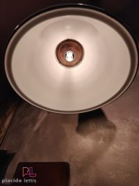 Lampada a sospensione vintage originale Benjamin a cupola larga, anni '50 – miniatura 13