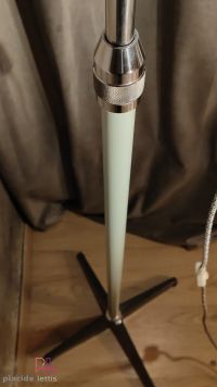 Lampada da terra vintage originale medica azzurra, Budapest anni '60 – miniatura 16