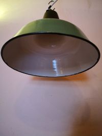 Lampada industriale prodotta negli anni 70 ,proveniente dalla Bulgaria – miniatura 3