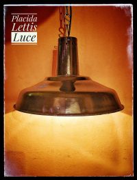 Bellissima, classica lampada industriale, colore marrone scuro. – miniatura 1