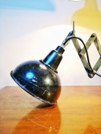 Lampada industriale con soffietto prodotta negli anni '60 - Colore Nero – miniatura 2