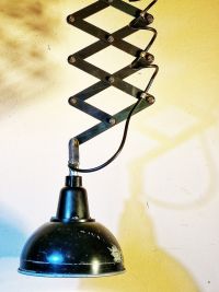 Lampada industriale con soffietto prodotta negli anni '60 - Colore Nero – miniatura 3