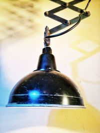 Lampada industriale con soffietto prodotta negli anni '60 - Colore Nero – miniatura 5