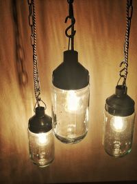 Small original vintage pendant light with glass cylinder, USSR 1970s – thumbnail 4