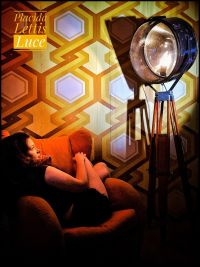 Lampada con treppiede vintage originale XXL con specchio, URSS anni '70 – miniatura 1