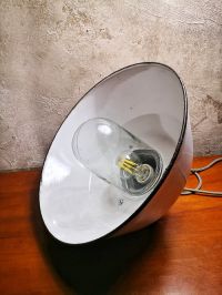 Original vintage WAS-FEM pendant light in white, Hungary 1960s – thumbnail 11