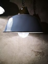 Original vintage WAS-FEM pendant light in blue-grey, Hungary 1960s – thumbnail 5