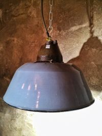 Original vintage WAS-FEM pendant light in blue-grey, Hungary 1960s – thumbnail 3