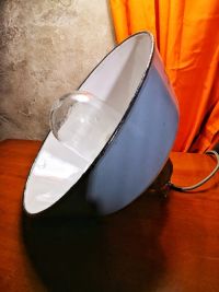 Original vintage WAS-FEM pendant light in blue-grey, Hungary 1960s – thumbnail 12