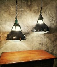 Lampada industriale anni '70 - Colore nero – miniatura 14