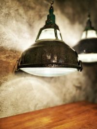 Lampada industriale anni '70 - Colore nero – miniatura 1