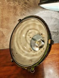 Lampada industriale anni '70 - Colore nero – miniatura 3