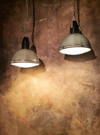Original vintage pendant light in light green with curved glass, 1970s – thumbnail 4