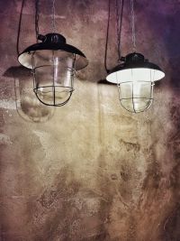 Original vintage lantern pendant light in black, Czechoslovakia 1960s – thumbnail 4