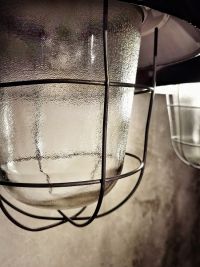 Original vintage lantern pendant light in black, Czechoslovakia 1960s – thumbnail 8