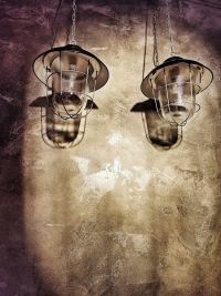 Original vintage lantern pendant light in black, Czechoslovakia 1960s – thumbnail 3