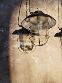Original vintage lantern pendant light in black, Czechoslovakia 1960s – thumbnail 10