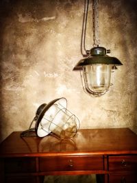 Original vintage lantern pendant light in black, Czechoslovakia 1960s – thumbnail 15
