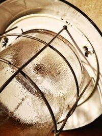 Original vintage lantern pendant light in black, Czechoslovakia 1960s – thumbnail 14