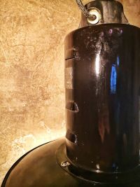 Original vintage Bauhaus lantern pendant light with opal glass, 1950s – thumbnail 21